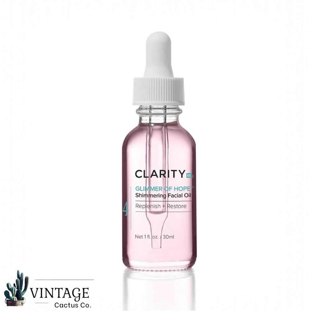 New! Clarity RX Glimmer Of Hope™
Shimmering Facial Oil